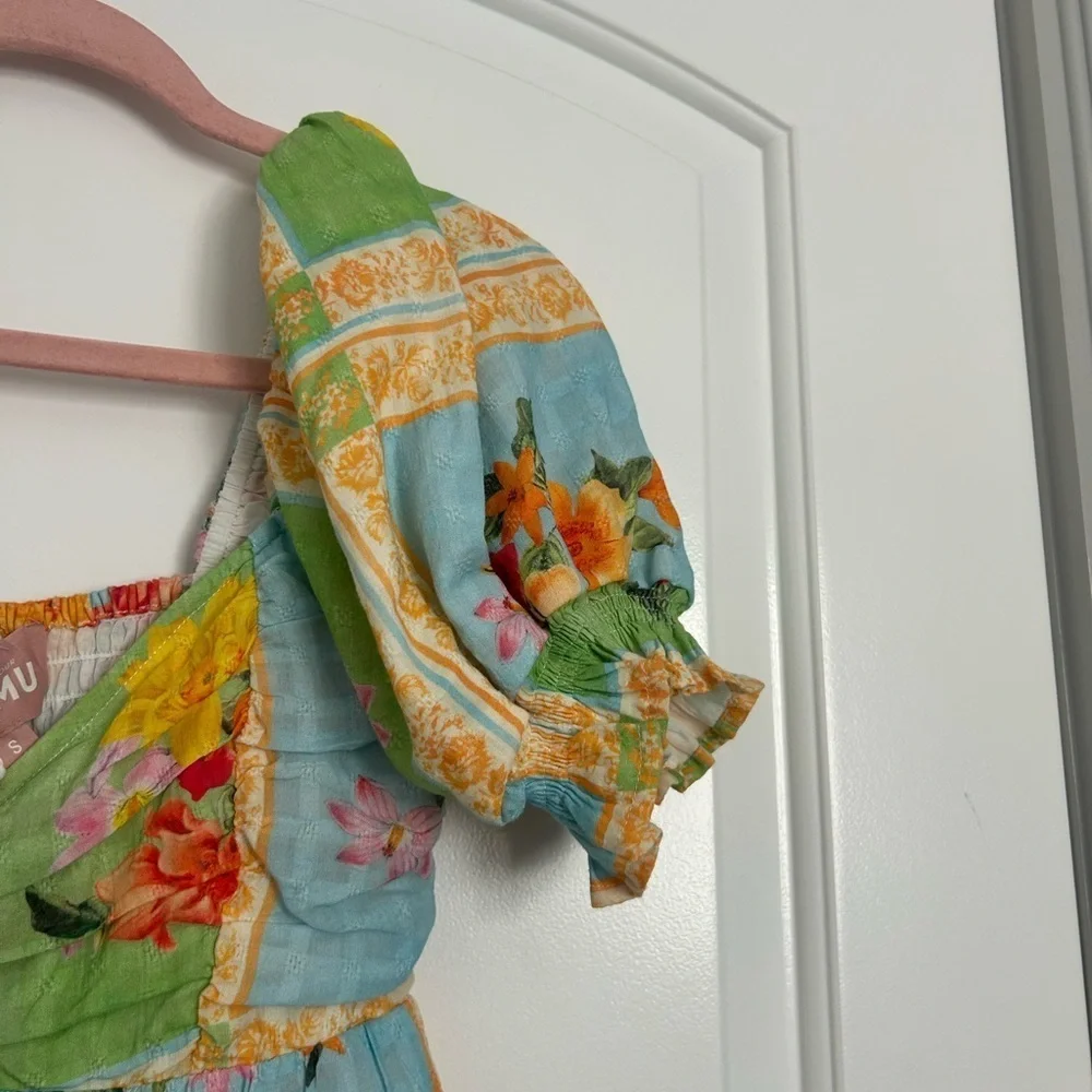 Show Me Your Mumu Annabelle French Mini Dress size S NWT chic cottagecore boho - Picture 11 of 15